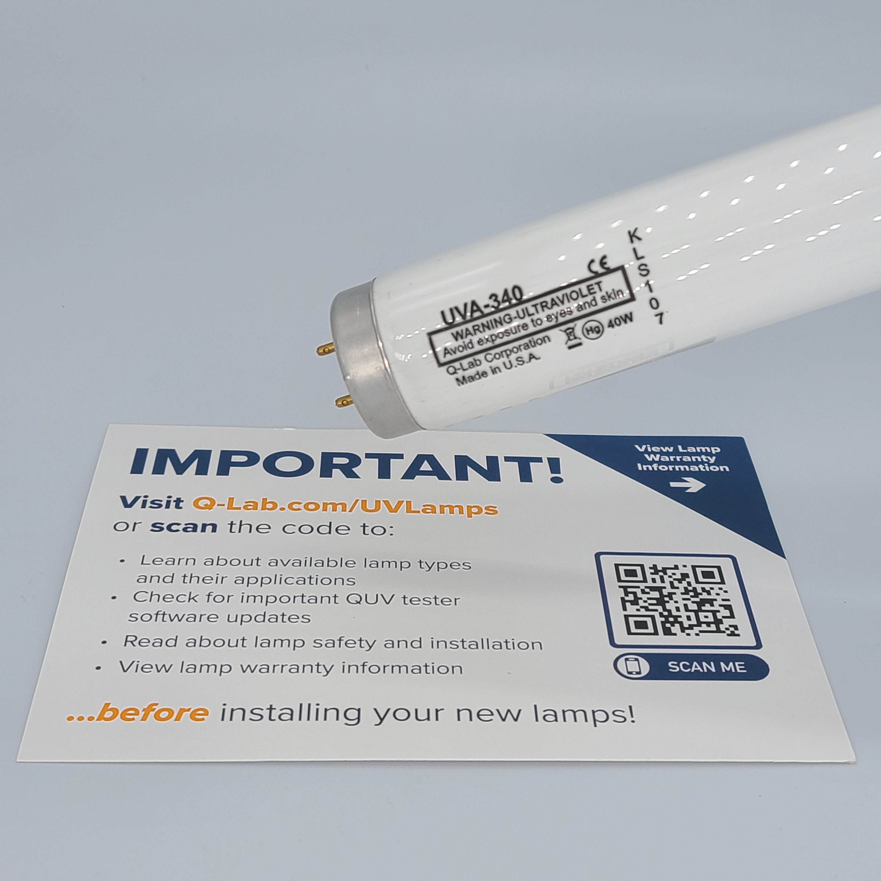 qlabuva340紫外线灯40w12米紫外光加速老化测试灯