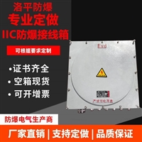Q235钢板焊接防爆接线箱 IIB IIC级圆形防爆接线箱 洛平防爆