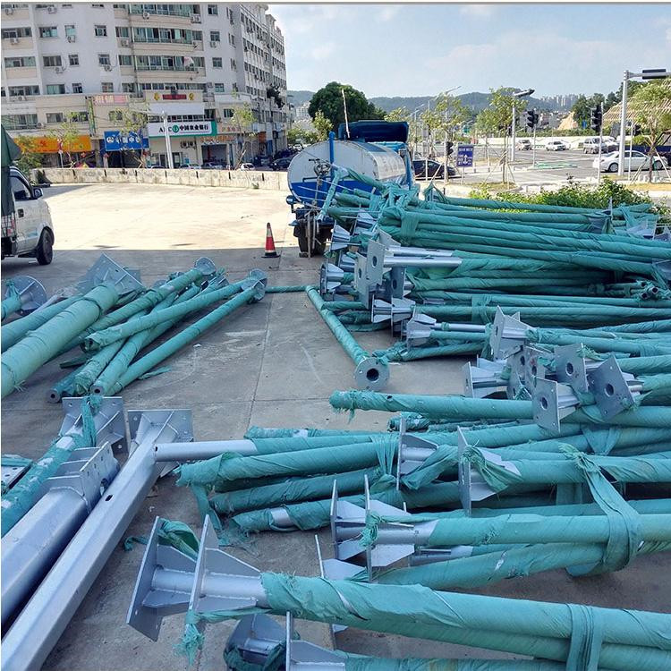 单悬臂式标志杆订做 道路标志杆 河北国城