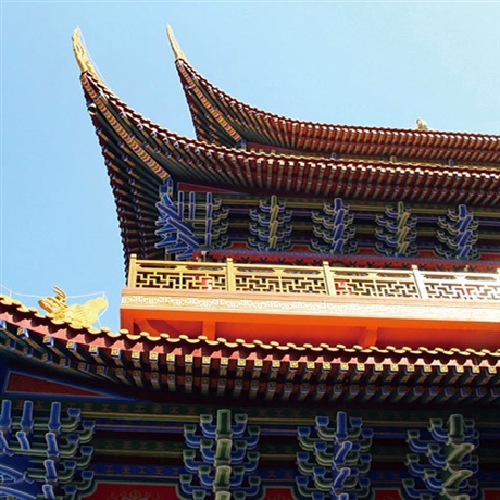 中式仿古建工程铝斗拱园林古建筑铝合金斗拱质量可靠