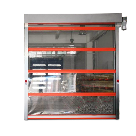 车间PVC快速卷帘门 车间高速软帘门 透明帘电动门