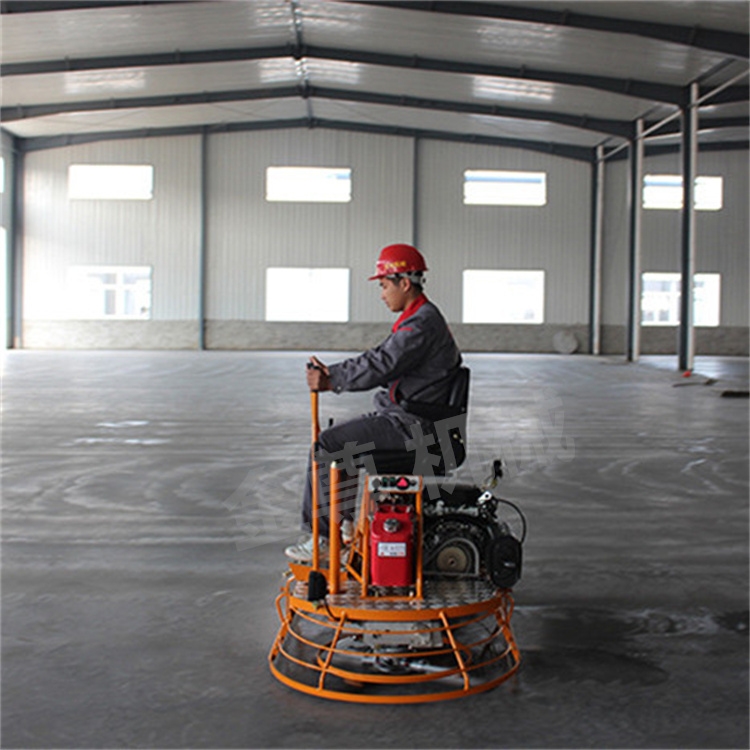 水泥路面双盘收光机广场地坪驾驶型抛光机