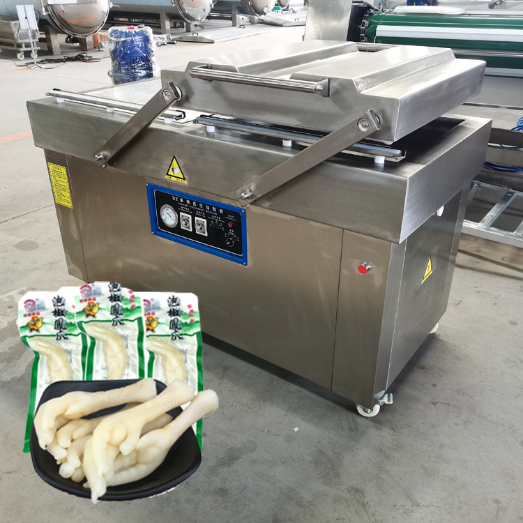 自动卤肉真空包装机全自动旋转给袋式肉制品包装机万信机械海参包装