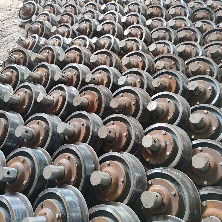 矿车窑车轮定制铸钢窑车轮加厚铁路单轮轨道轮
