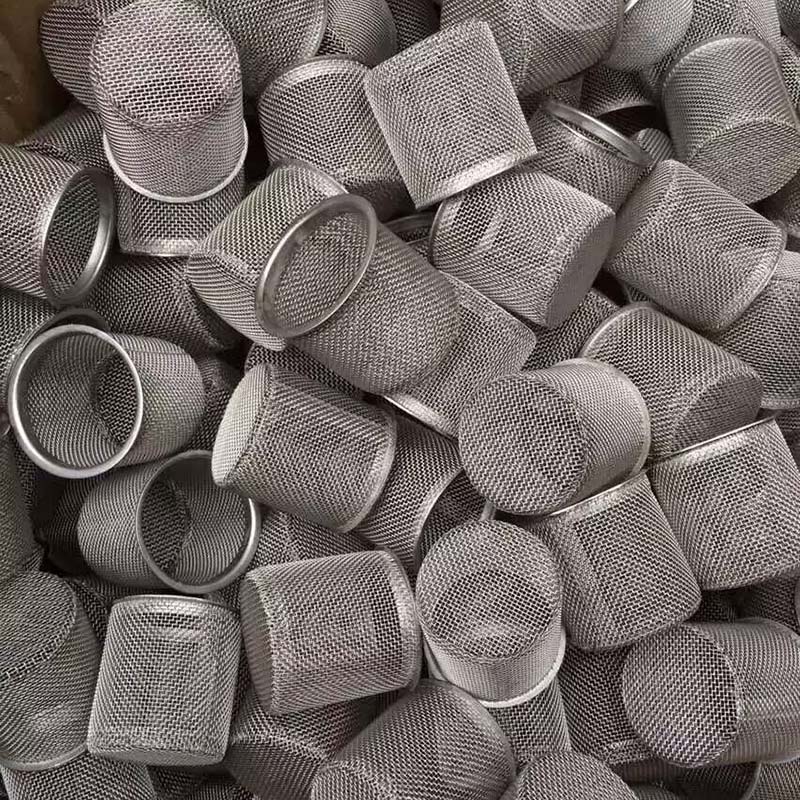 定制地暖过滤网y型过滤器滤芯80目不锈钢双层网法兰过滤筒