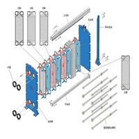 板式加热器换热器 太原小区集中采暖供热机组 呼和浩特板式换热机组厂家 内蒙古换热器厂家