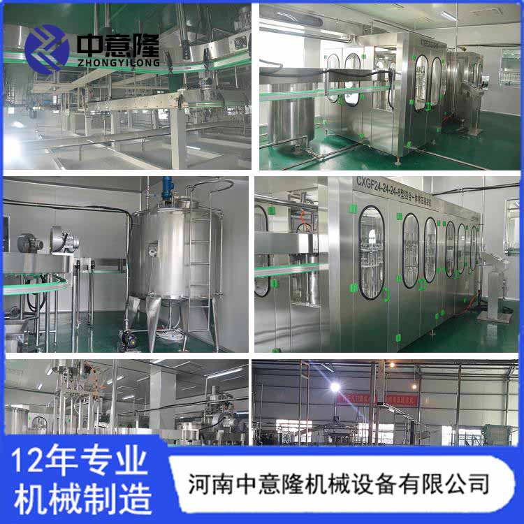 中意隆提供技术 果汁饮料生产线 中小型 蔓越莓整套饮料生产设备