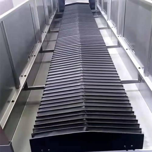 柔性风琴式导轨防护罩三防耐磨伸缩式门型防护罩方形风琴防护罩