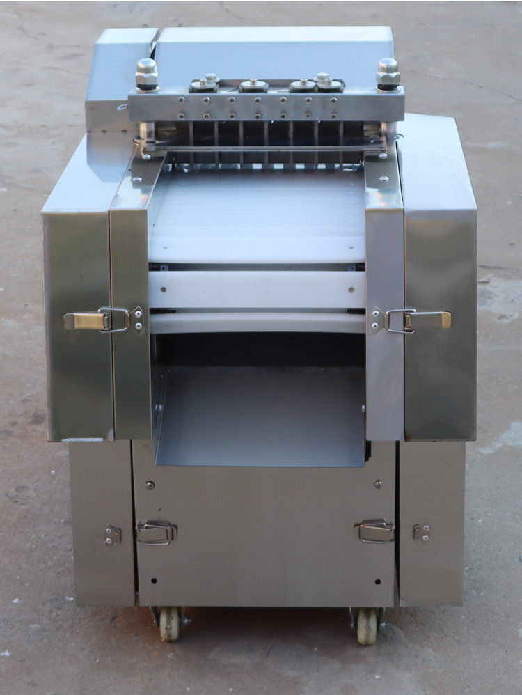 泉森供应全电动切鸡块机多功能剁鸡块机切鸡块机商用