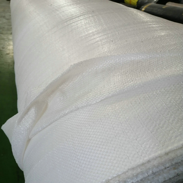 新疆150克白色塑编布