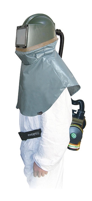 保尔夫动力送风呼吸器电动送风喷砂头罩prf103rps1