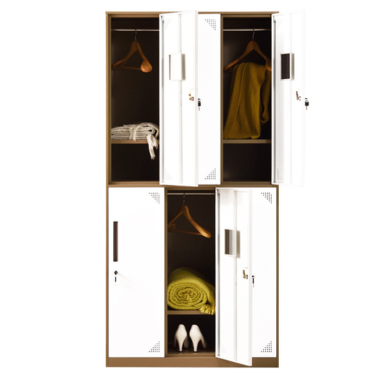 工厂更衣柜厂家定制 钢制浴室更衣柜  青岛多门更衣柜价格