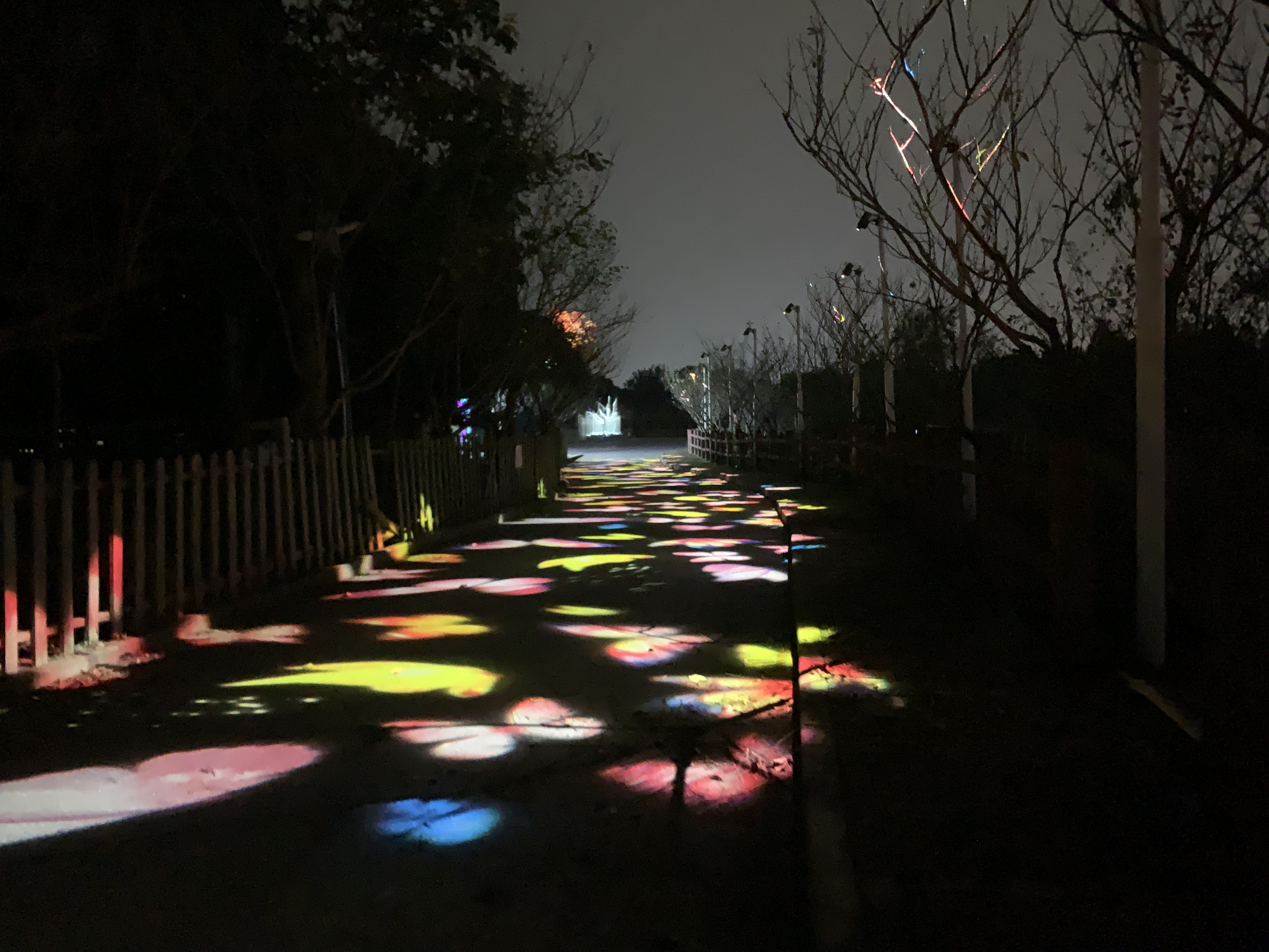 地面海浪投影租赁夜游过道装饰