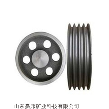 铸铁B型皮带轮 三角带皮带轮表面光滑 曲轴皮带轮来图加工