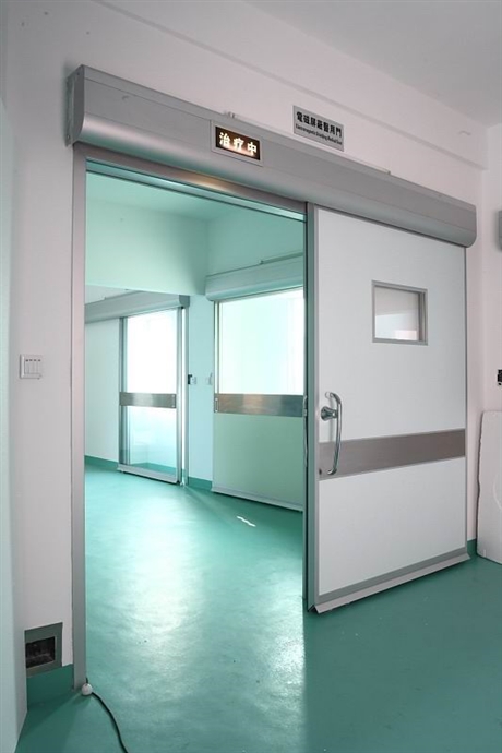 钢质医用门单开门  武汉医疗专属脚感 指纹 声控平移门