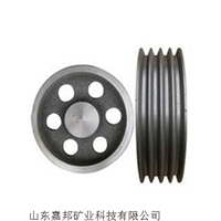 铸铁B型皮带轮 三角带皮带轮表面光滑 曲轴皮带轮来图加工