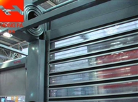 硬质快速门 物流仓储涡轮硬质门 车辆识别抗风自动门