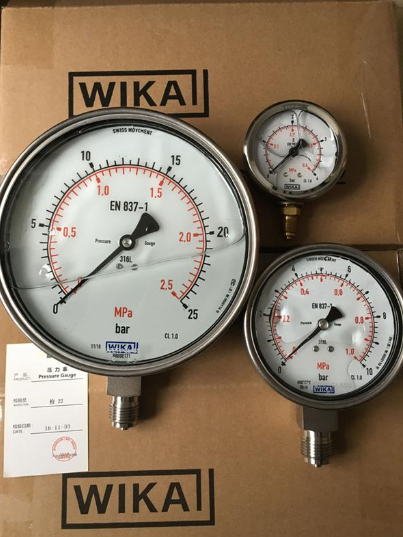 WIKA压力表 威卡耐震压力表213.53.100