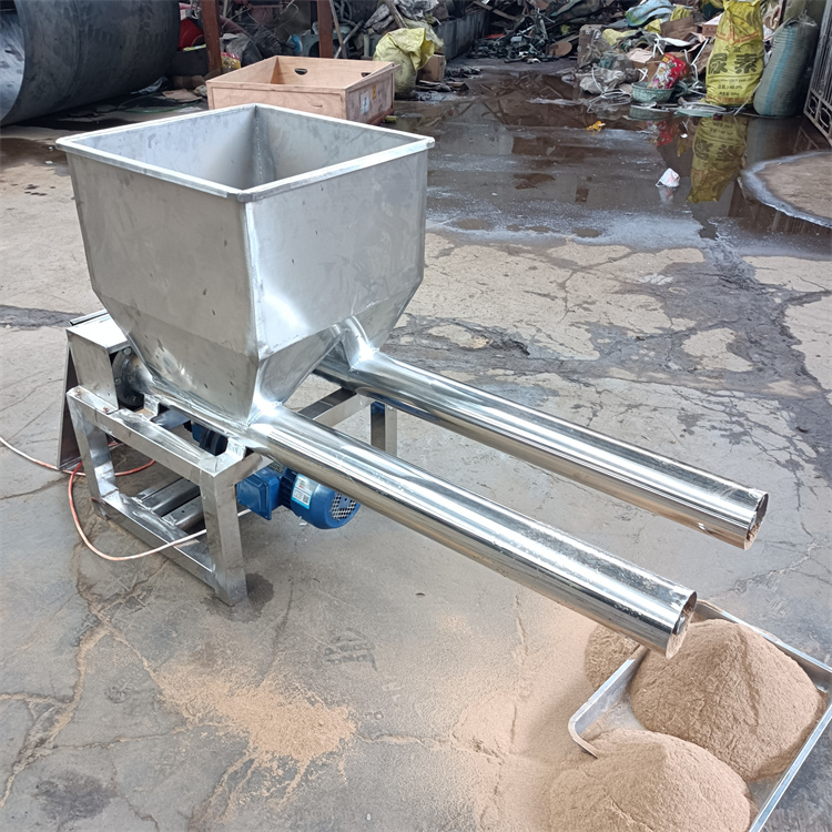 饲料粉剂机设备XWZF石英砂大料仓干粉螺旋递料机
