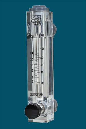 LZM-15/20/40/50面板式流量计 有机玻璃面板式流量表