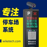 湖南停车场系统 传媒版车牌识别机 300万像素 扫码电子支付系统