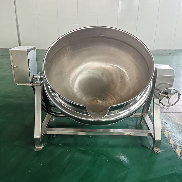 晟品不锈钢猪油炼油锅燃气加热熬油锅可倾式夹层锅