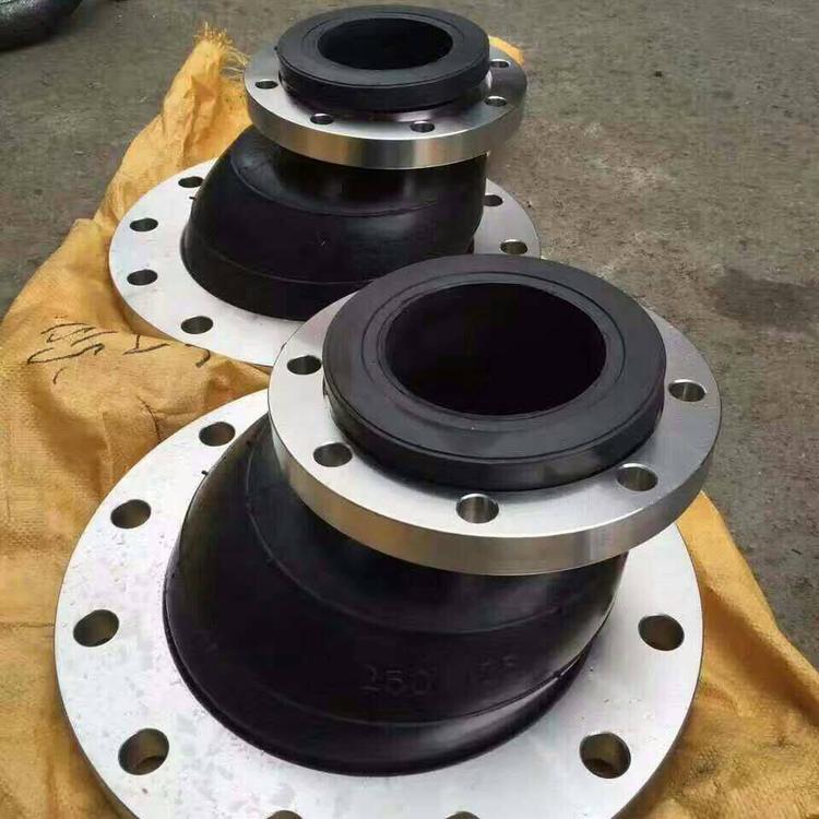 双球体橡胶软接头 偏心异径橡胶软连接 不锈钢法兰软连接 标特流体