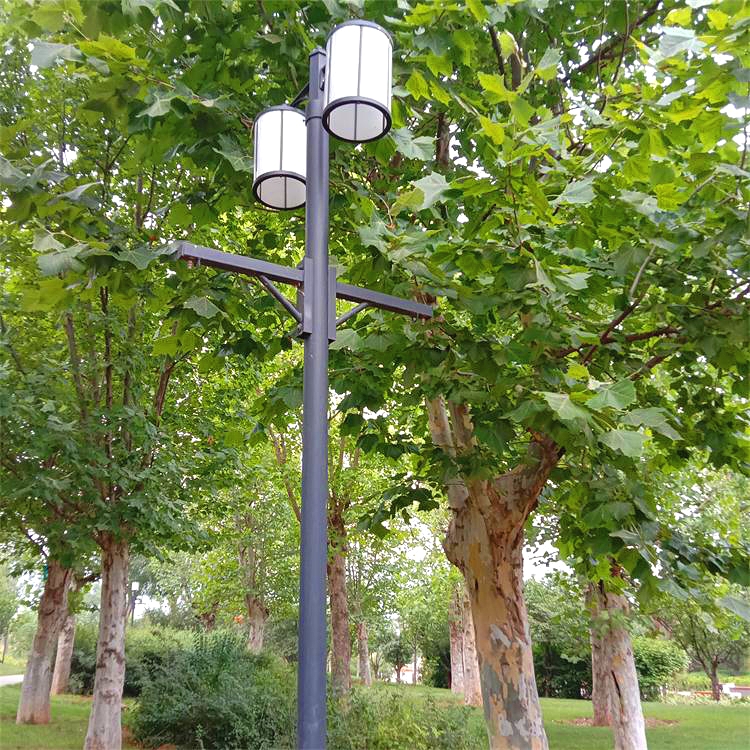 园林庭院灯4米小区双头庭院灯led路灯