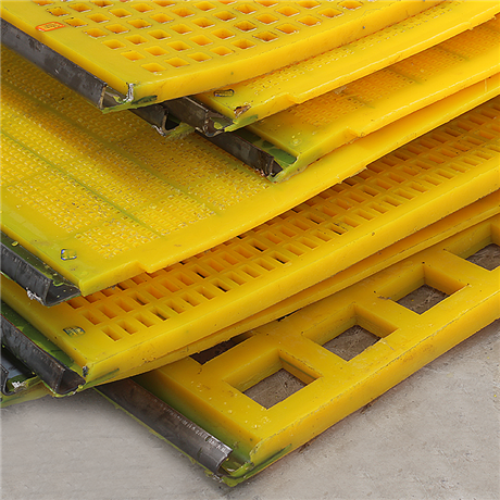 聚氨酯筛网定做牛筋筛网聚氨酯脱水筛板高频筛仁义机械筛网