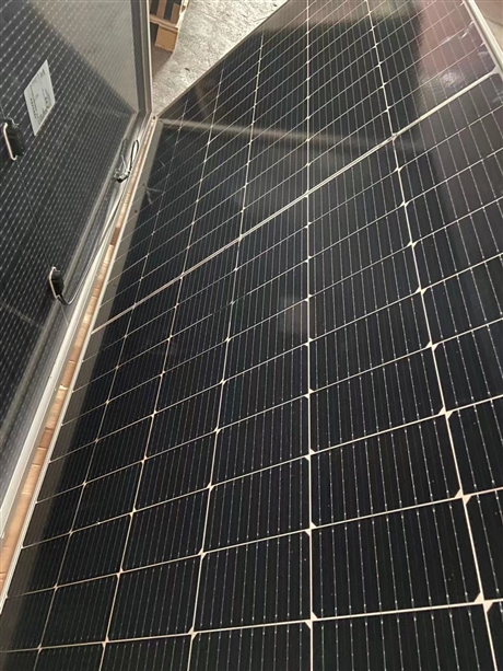 晶科b级光伏板525w535w双玻双面太阳能发电板大品牌功率足