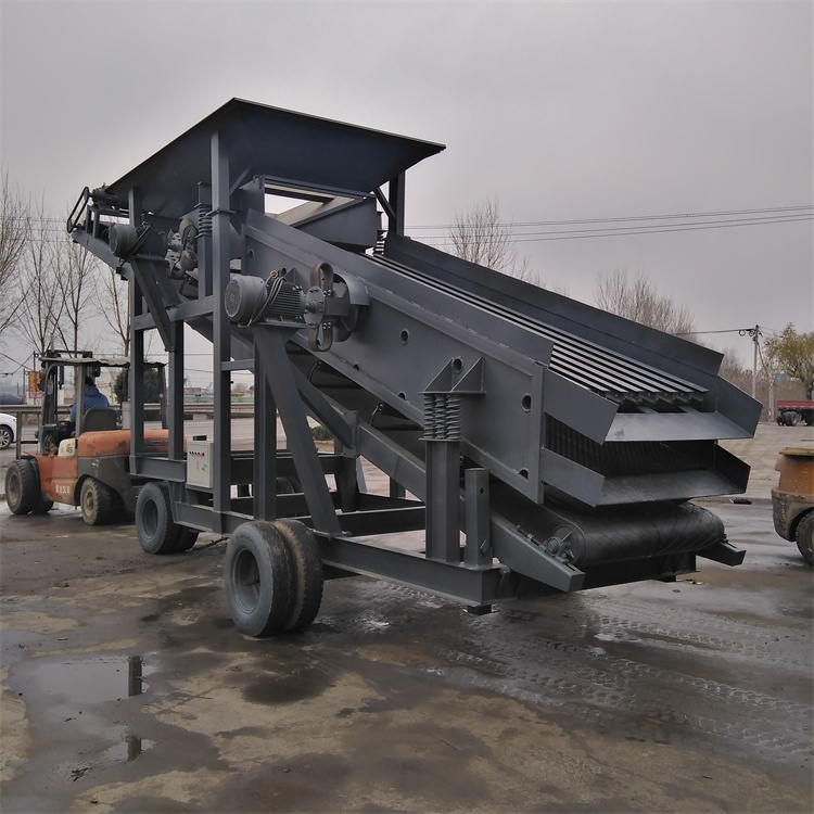 加重筛石机200型移动矿石筛分机大型筛土机