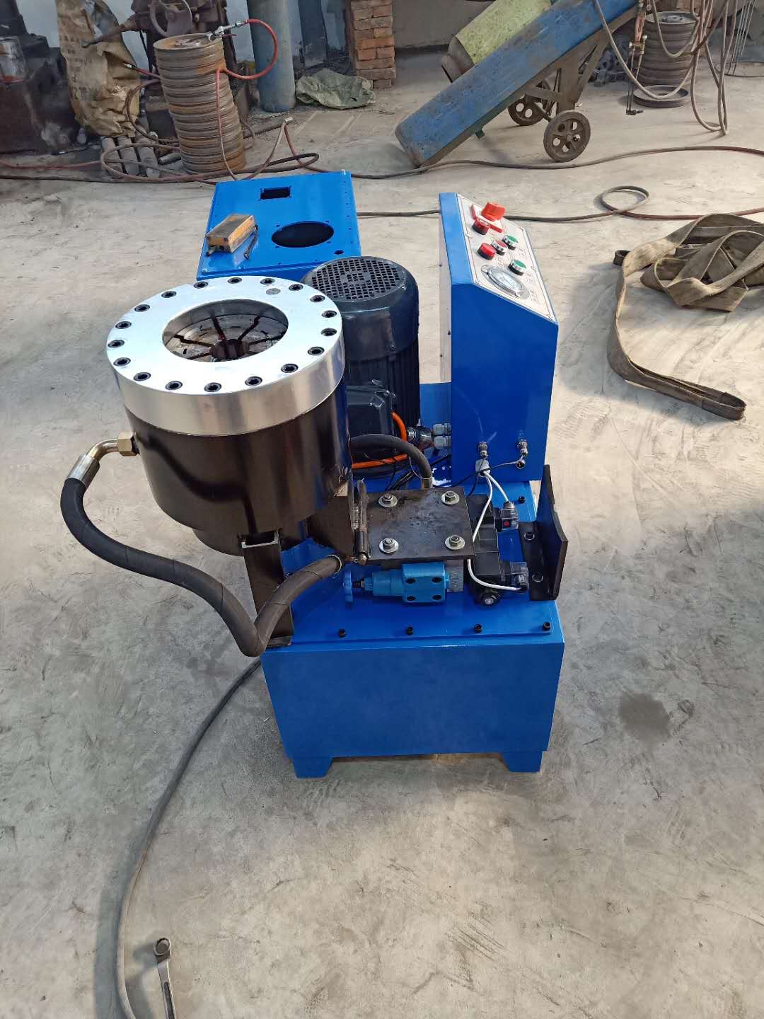 钢管自动缩管机越来机械缩口机