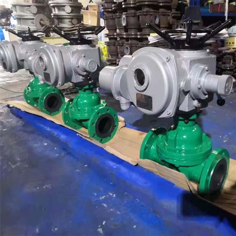 厂家直供批发电动隔膜阀g941j10c16c电动衬胶隔膜阀