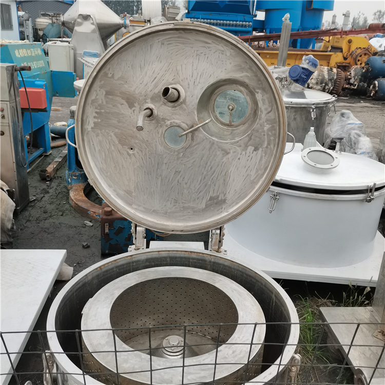 出售二手平板密闭离心机三足离心脱水机1250型平板离心机