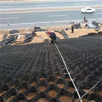 陕西河道治理土工格室  延安光面绿化蜂巢格室施工