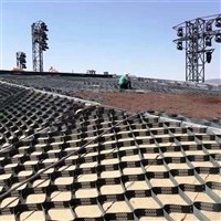山东盈润打孔土工格室 防止滑坡PCA蜂巢格室 地基加固土工格室