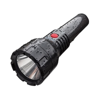 JW7520巡检手电筒 强光远射铁路检修LED充电灯3W电量显示