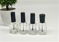 5ml3ml10ml补漆瓶 带毛刷补漆玻璃瓶 指甲油胶调配瓶 毛刷小瓶厂家