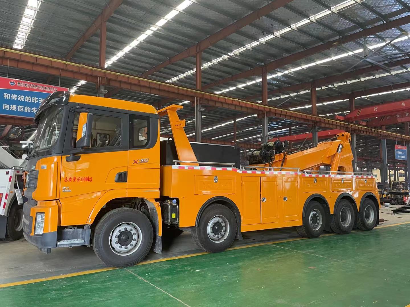 陕汽德龙清障车前四后十潍柴460马力百吨王