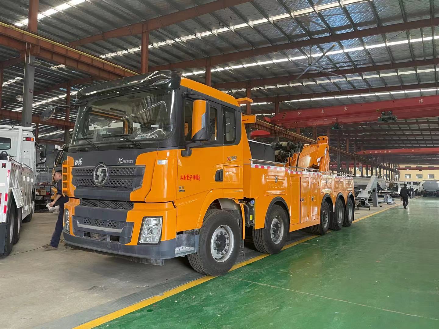 陕汽德龙清障车前四后十潍柴460马力百吨王