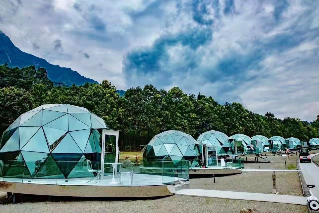 西藏定制玻璃透明星空房 星空泡泡屋 观星观景星空餐厅房 来电咨询