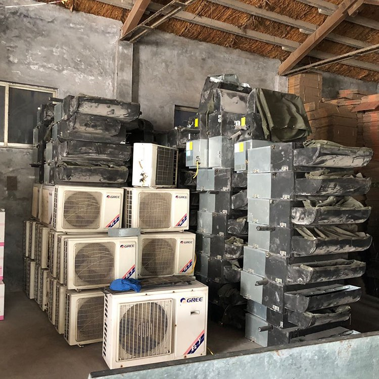 常年回收各种空调,柜式空调,壁挂空调,以及各种新老式空调;旧空调报废