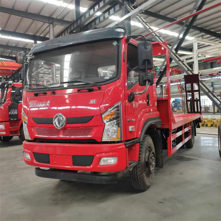 120挖机平板拖车 东风专底D1单桥 国六   板长6米 可拉60型