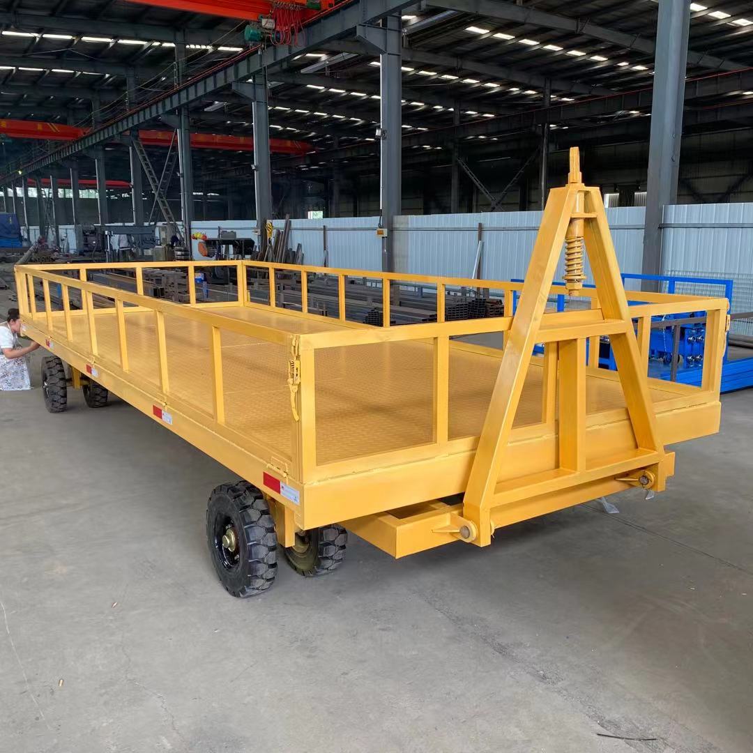 鑫斯特莱stlpb20牵引平板拖车叉车牵引平板拖车大吨位搬运车