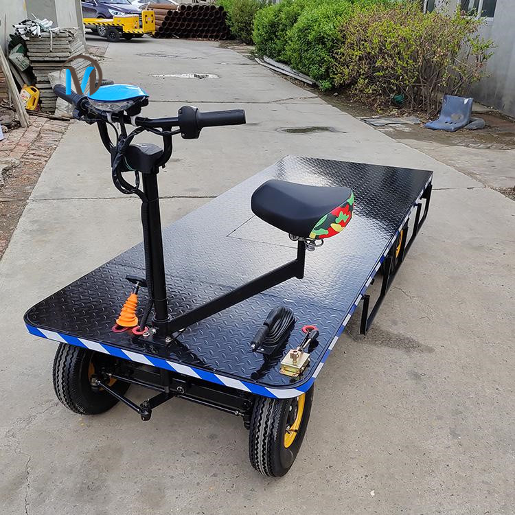 厂区货物转运车工业制造电动平板运输车小型仓储转运车操作简单