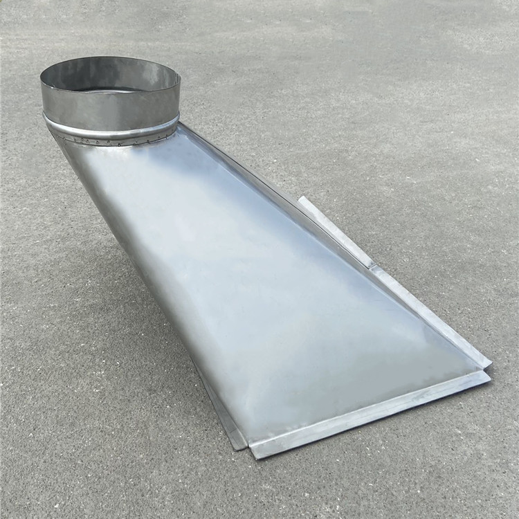 瑞通白铁方变圆镀锌螺旋风管生产加工厂家