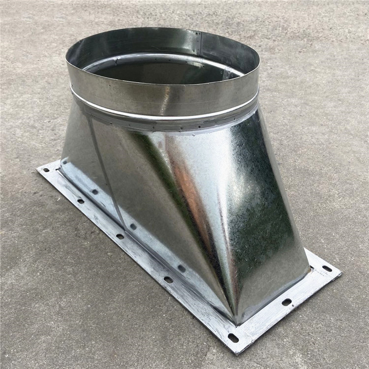 南庄除尘通风管厂螺旋风管配件方变圆加工厂