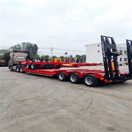 三线六轴半挂车鞍座承载17000设计结构能力强