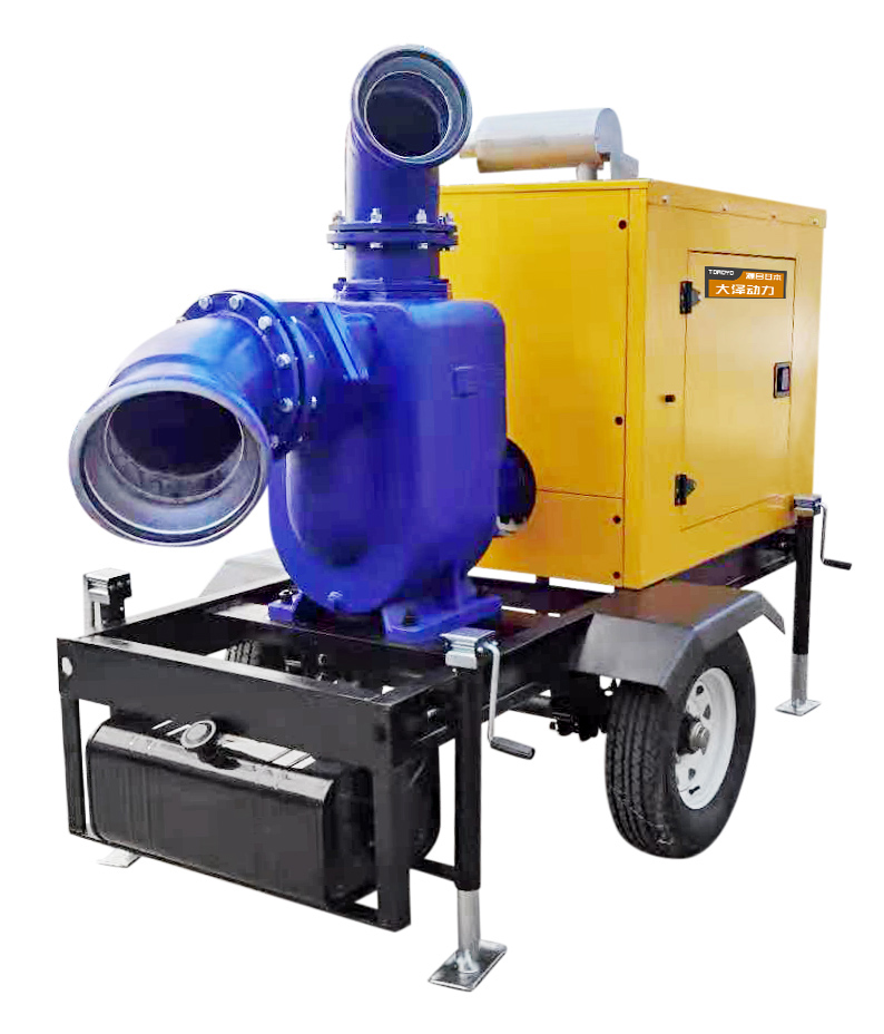 防汛抗洪800立方自吸柴油抽水泵