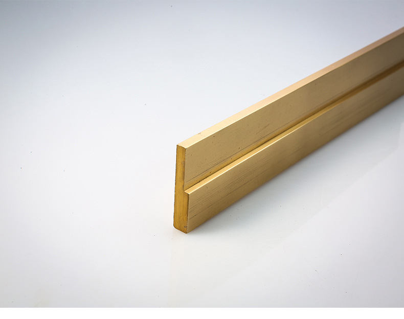 装饰铜压条挤压铜型材 装潢镶嵌铜条厂家